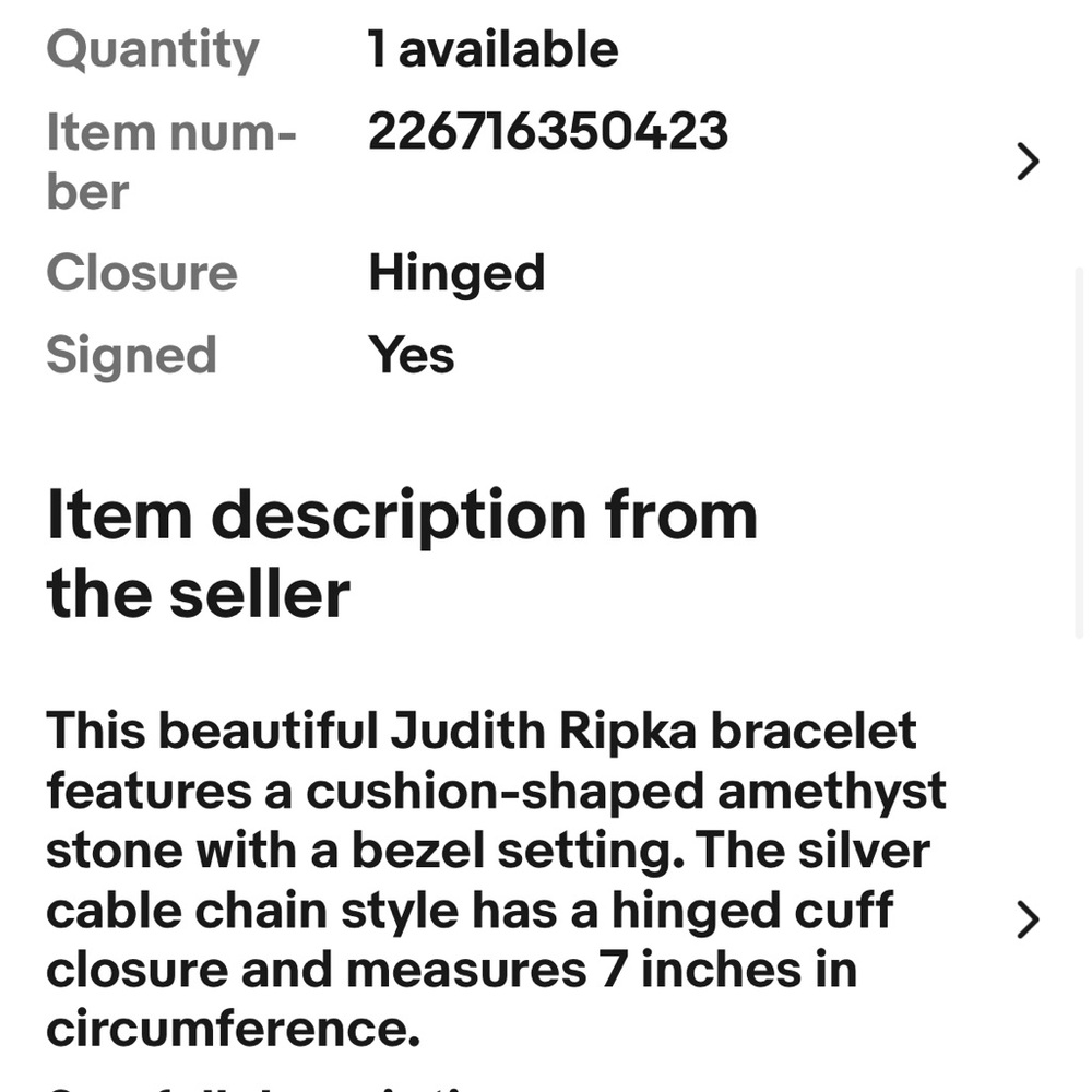 Judith Ripka 925 Silver Bracelet - Picture 8 of 15